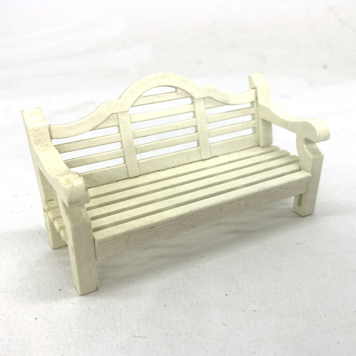 playmobil banc exterieur blanc écru