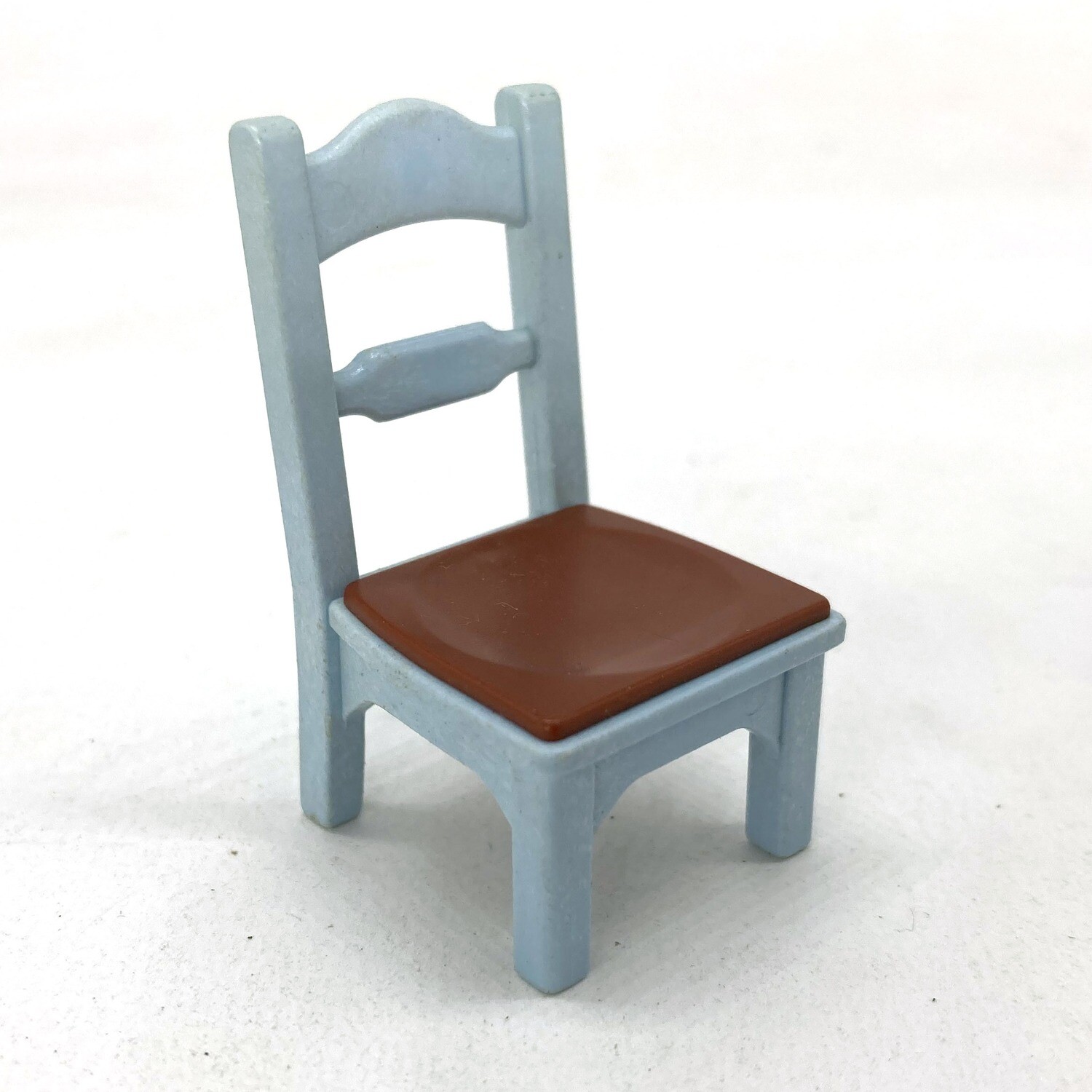 playmobil chaise rustique bleu marron