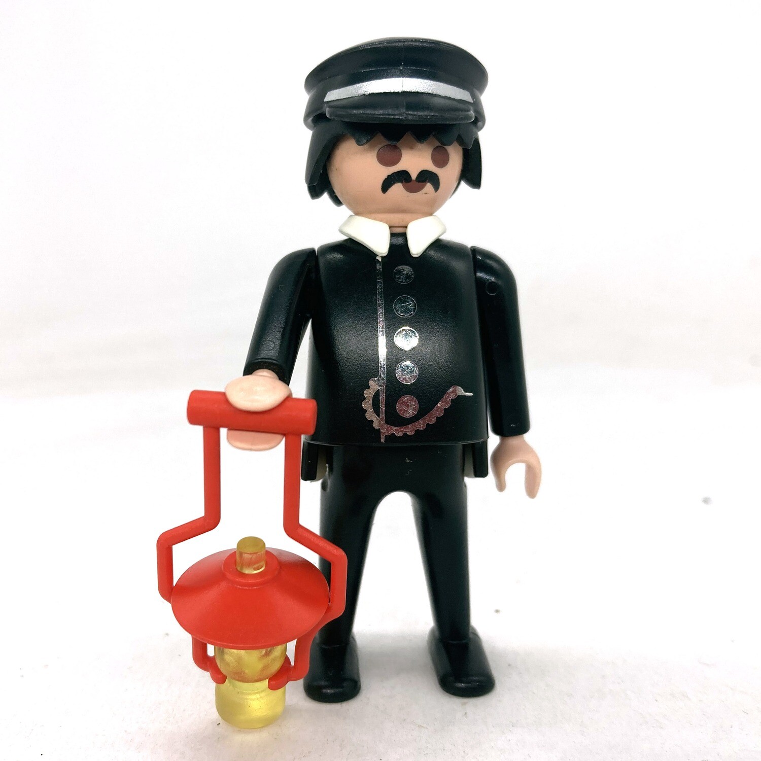 Playmobil chef de gare noir