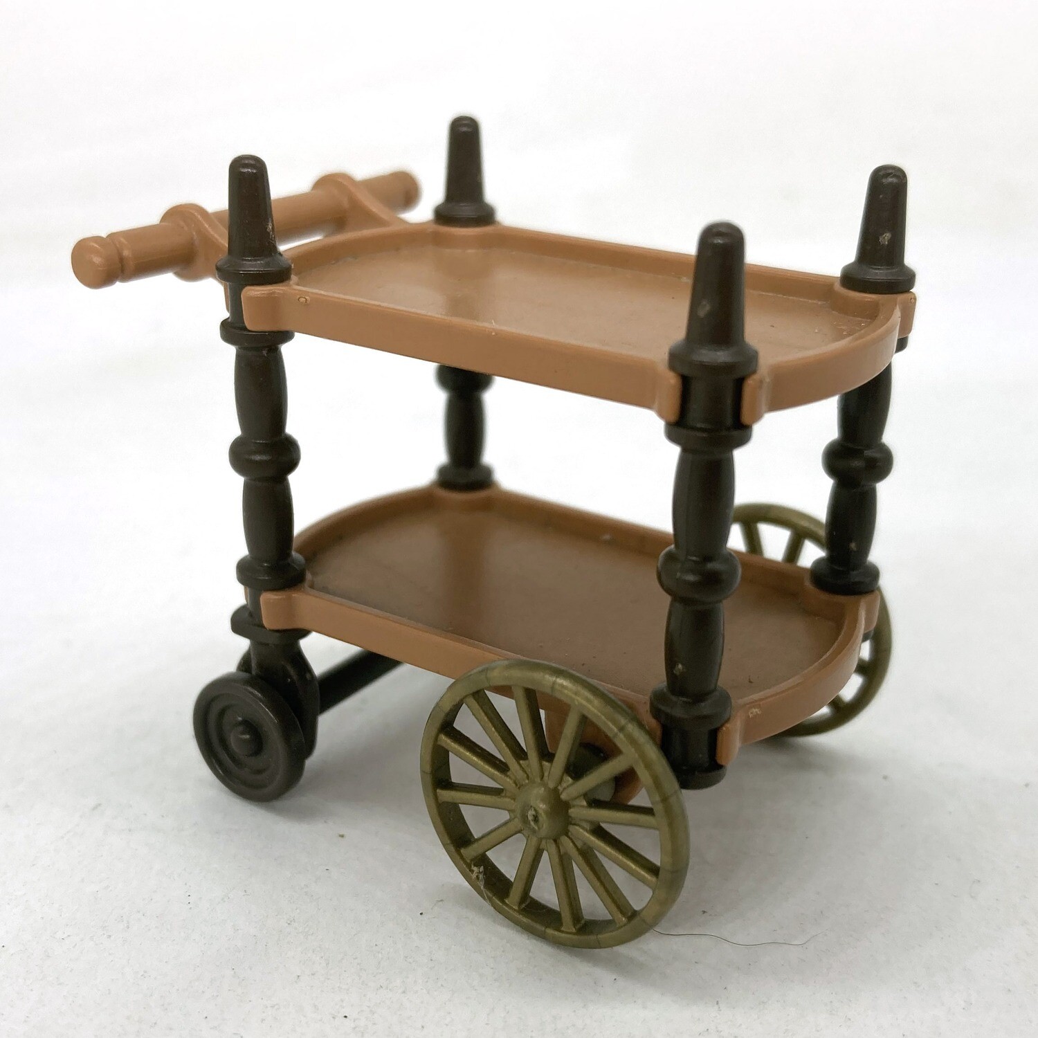 playmobil chariot service marron