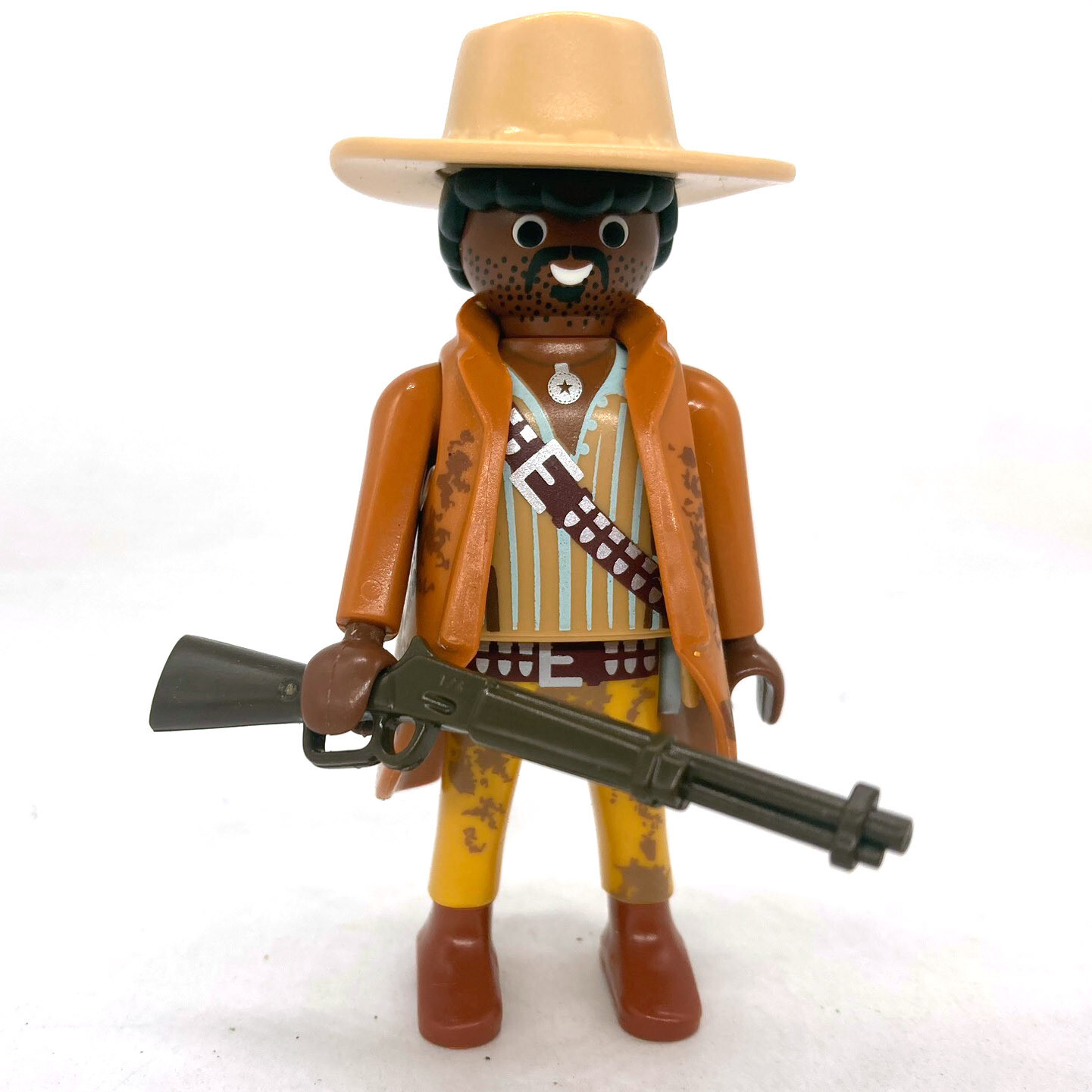 playmobil cowboy black