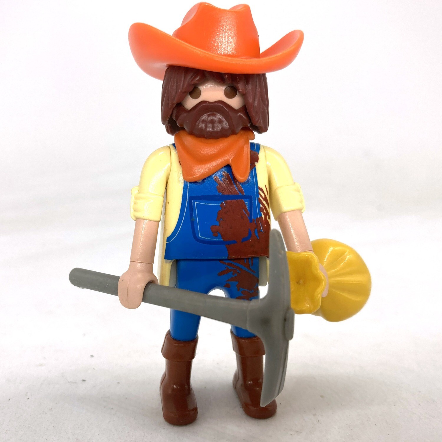 playmobil cowboy mineur chercheur d'or