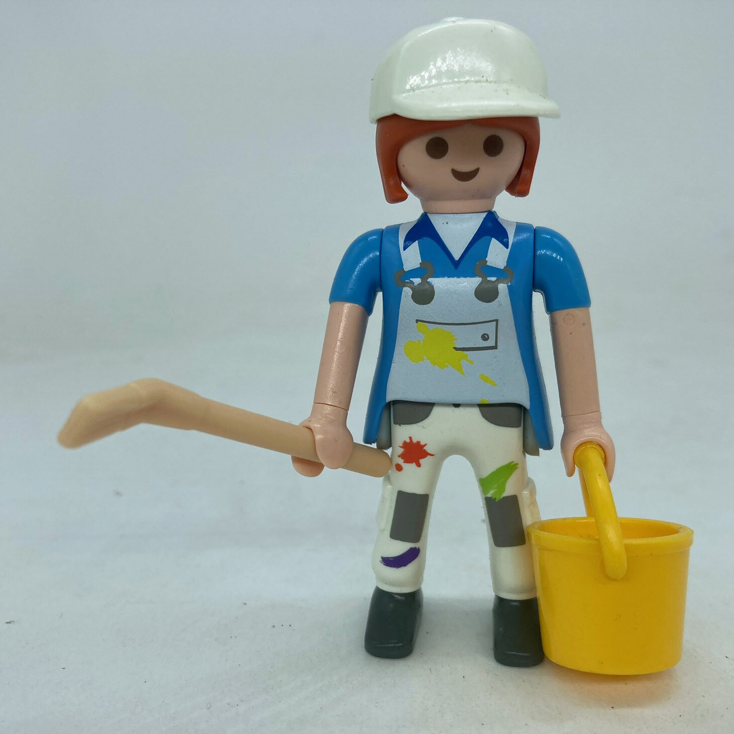 playmobil femme peintre en batiment S16