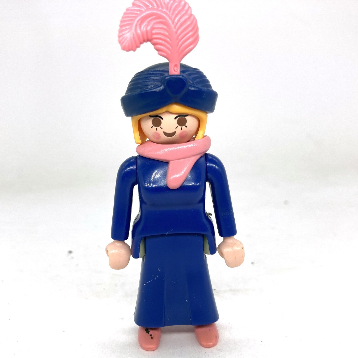 playmobil femme robe bleu