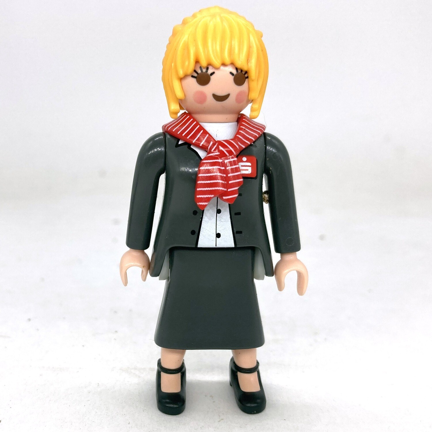 playmobil femme gris