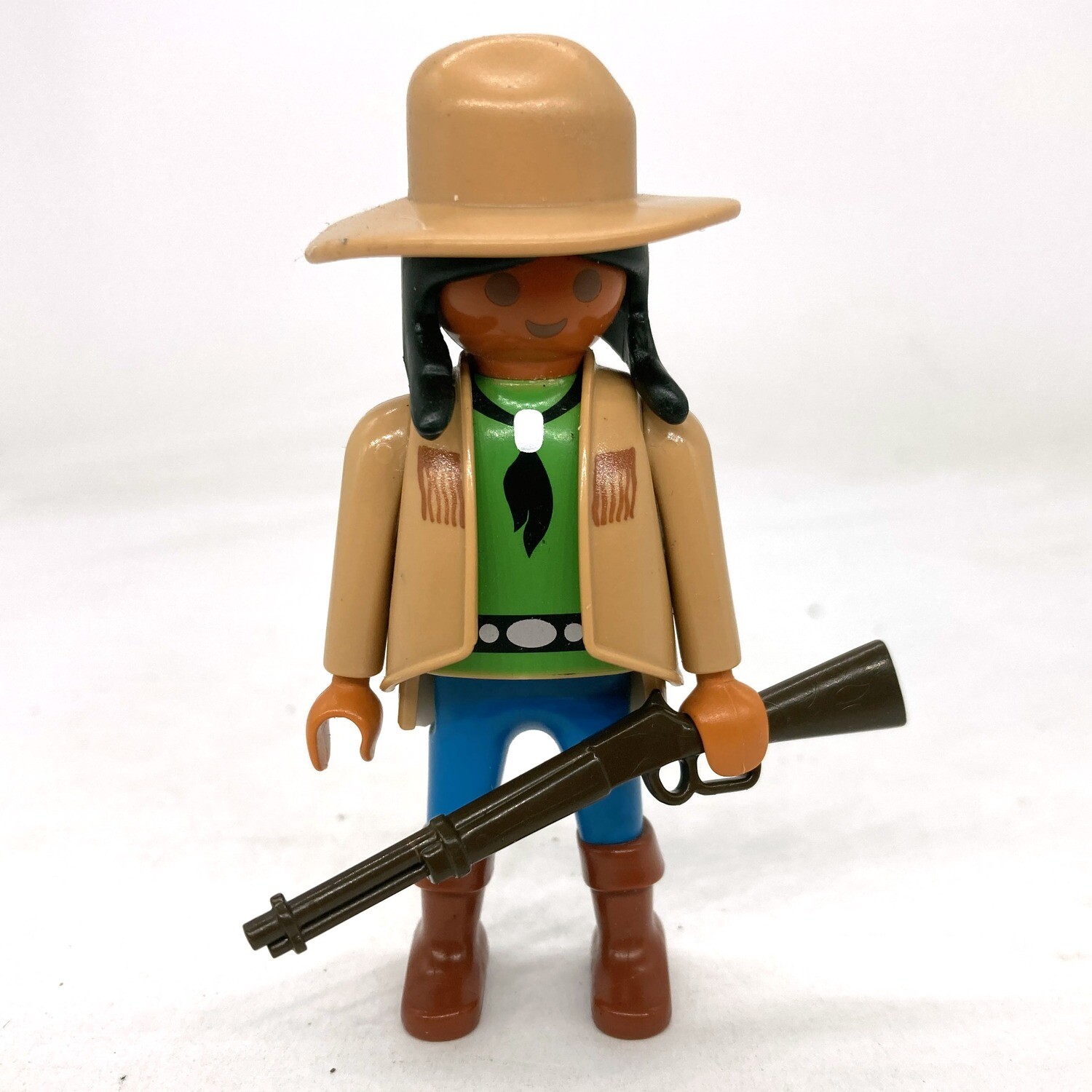 playmobil femme cowboy indien