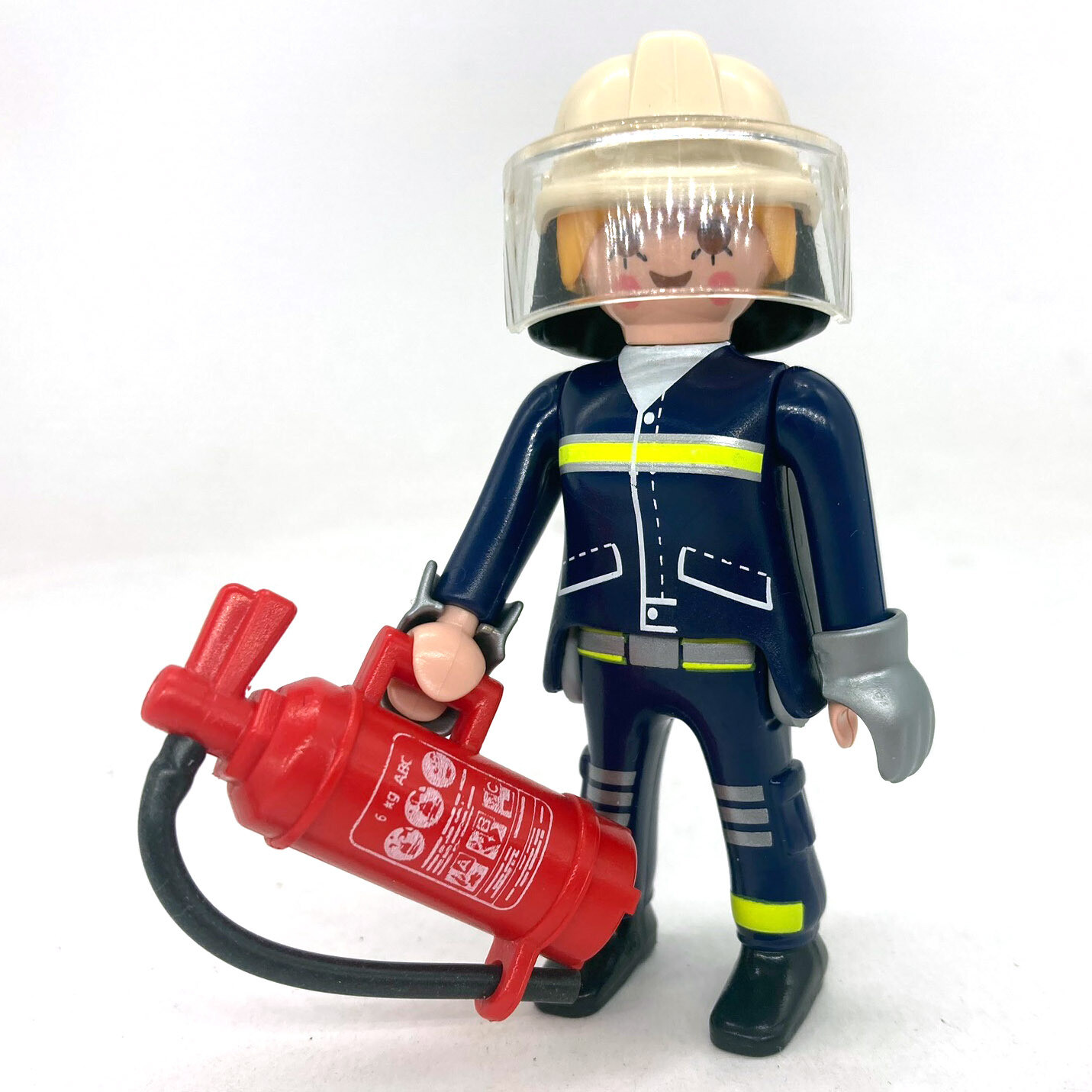 playmobil femme pompier extincteur