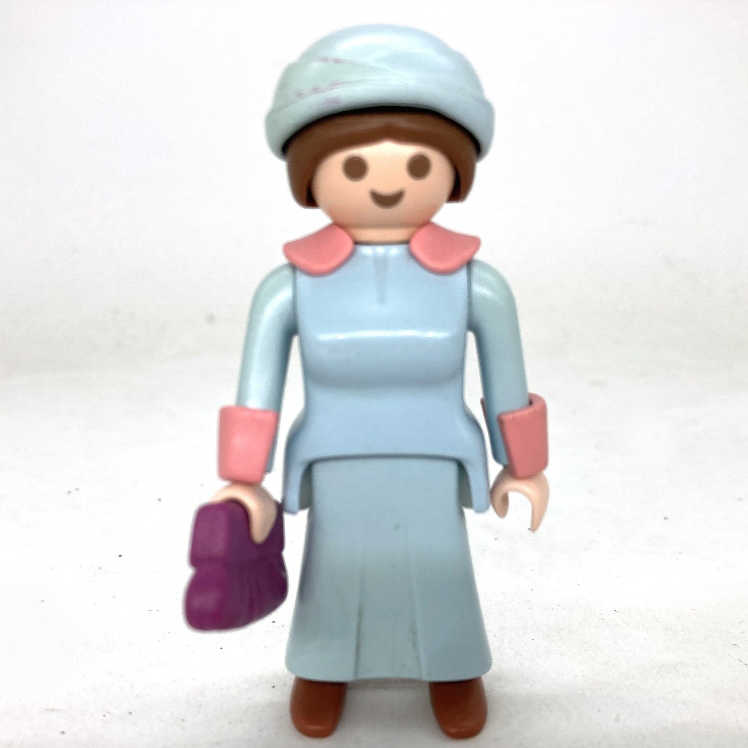 playmobil femme robe bleu ciel
