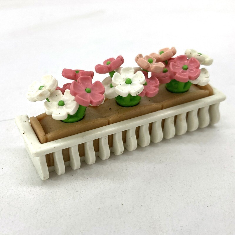 Playmobil bac jardinière blanc