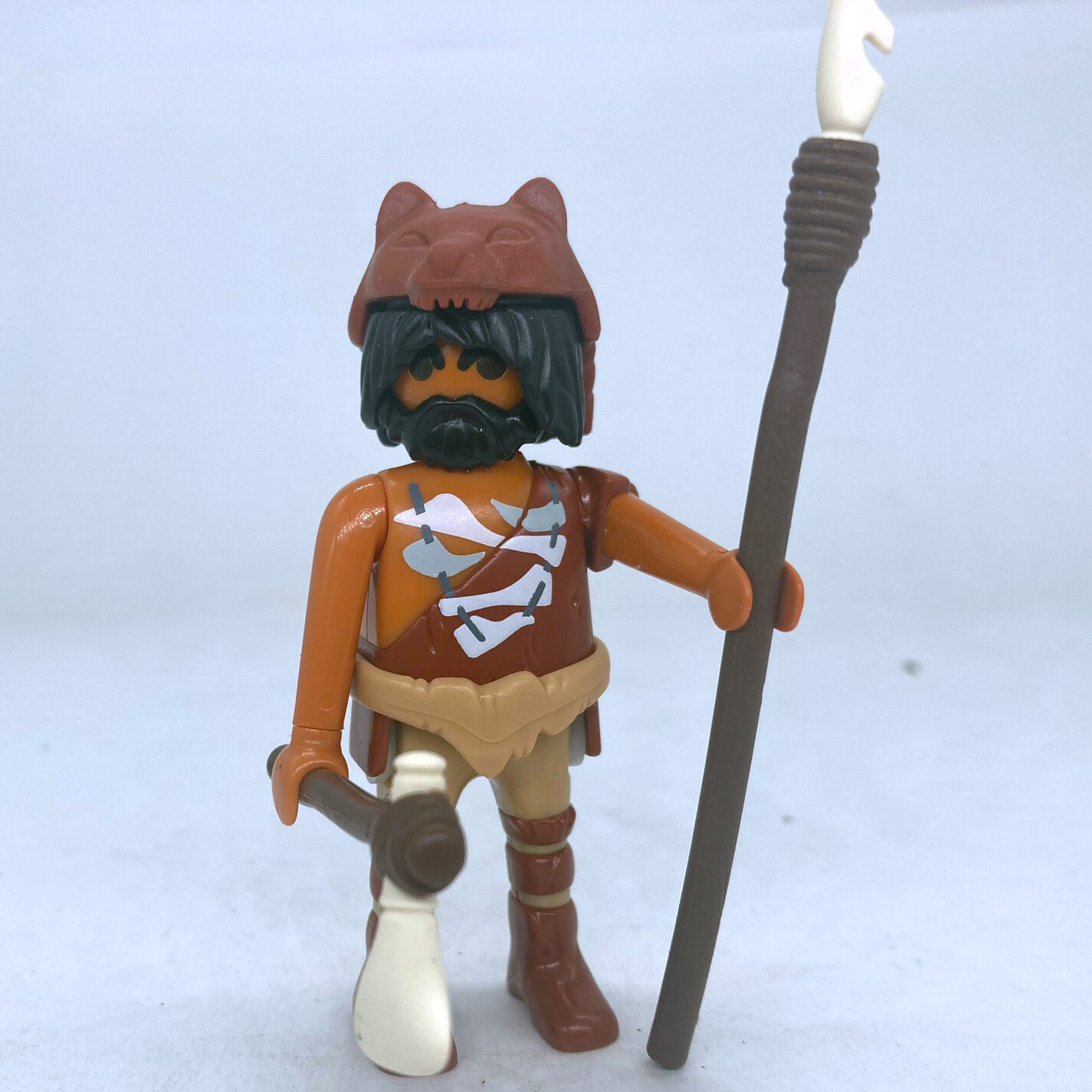 Playmobil homme préhistorique lance