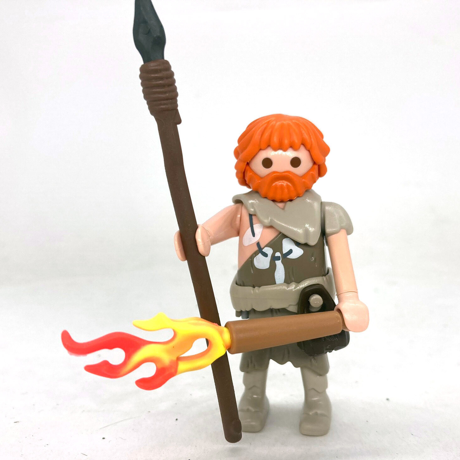 Playmobil homme préhistorique torche S20