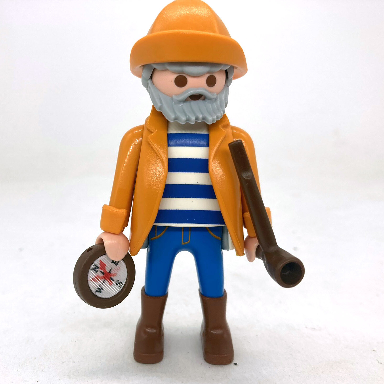 playmobil pecheur bousole