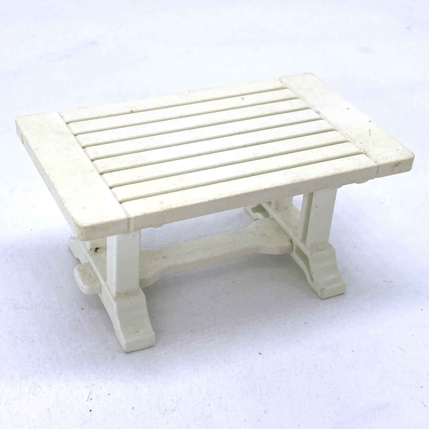 playmobil table extérieur blanc