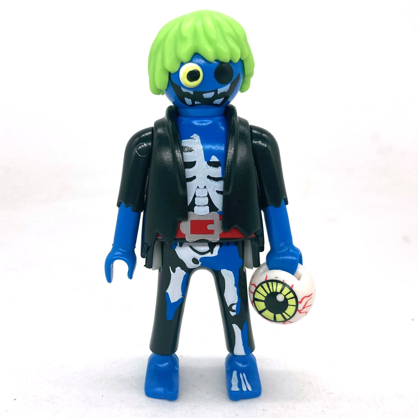 playmobil zombie bleu