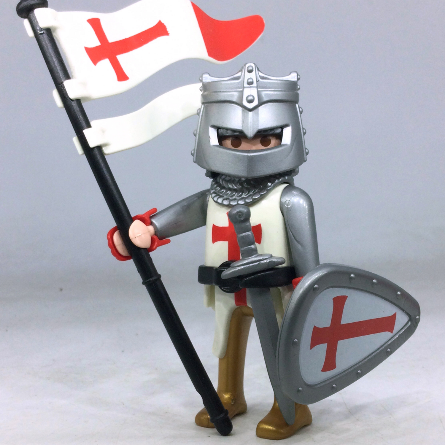 playmobil chevalier croisé