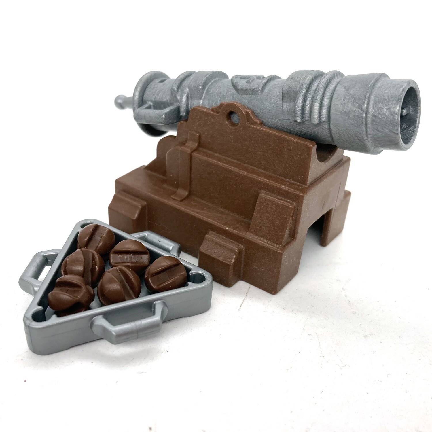 Playmobil canon moyen age sur socle