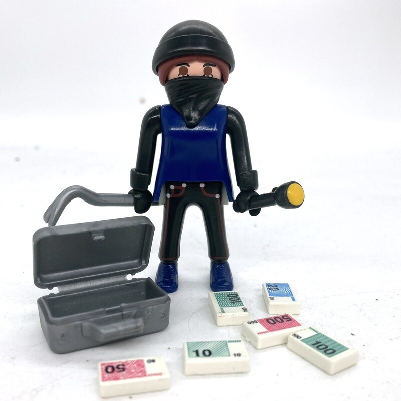 playmobil cambrioleuse et butin