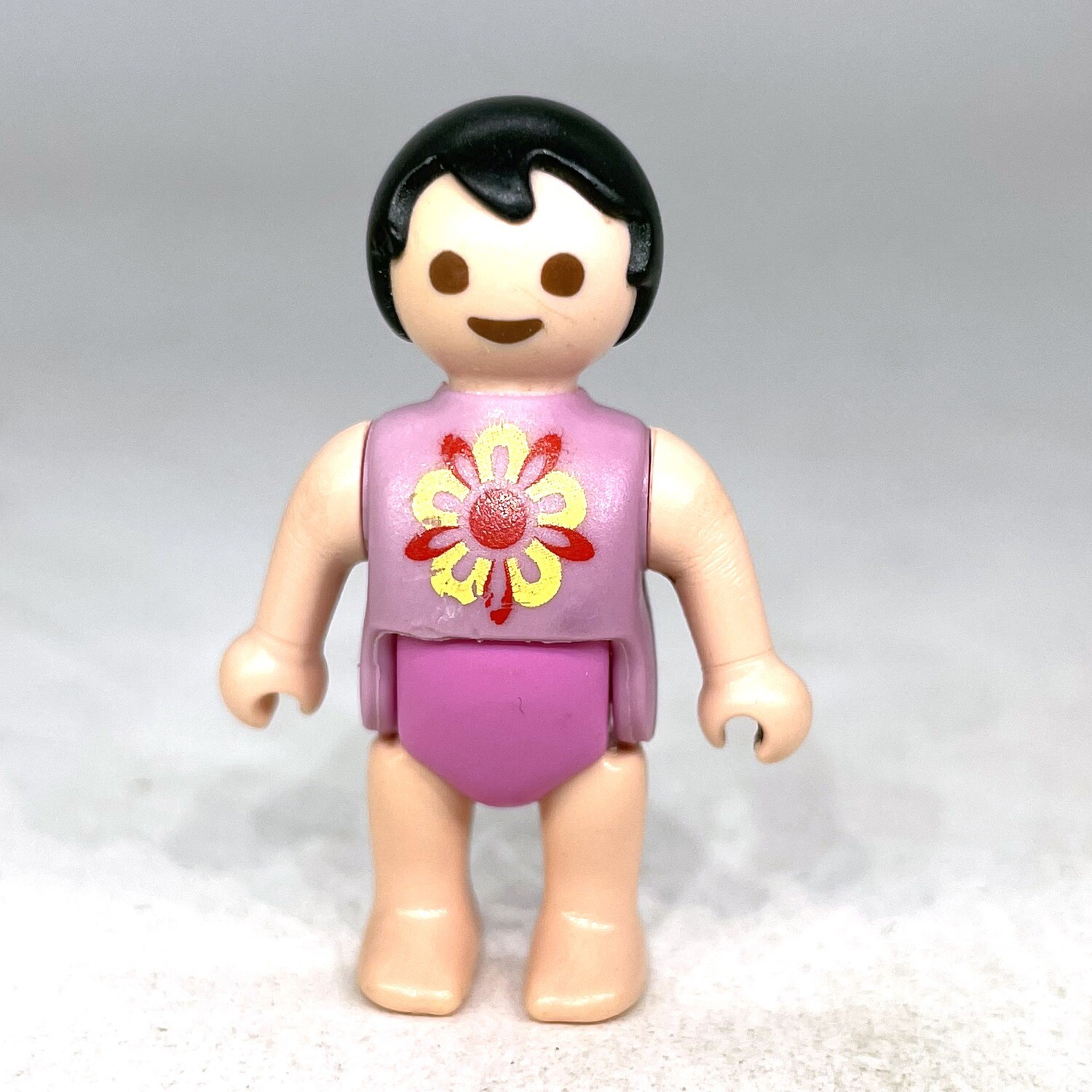 Playmobil bébé rose flower