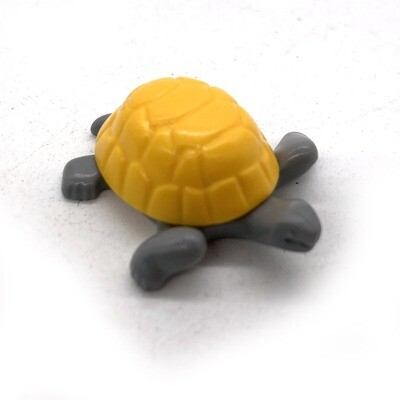 Playmobil petite tortue jaune et grise
