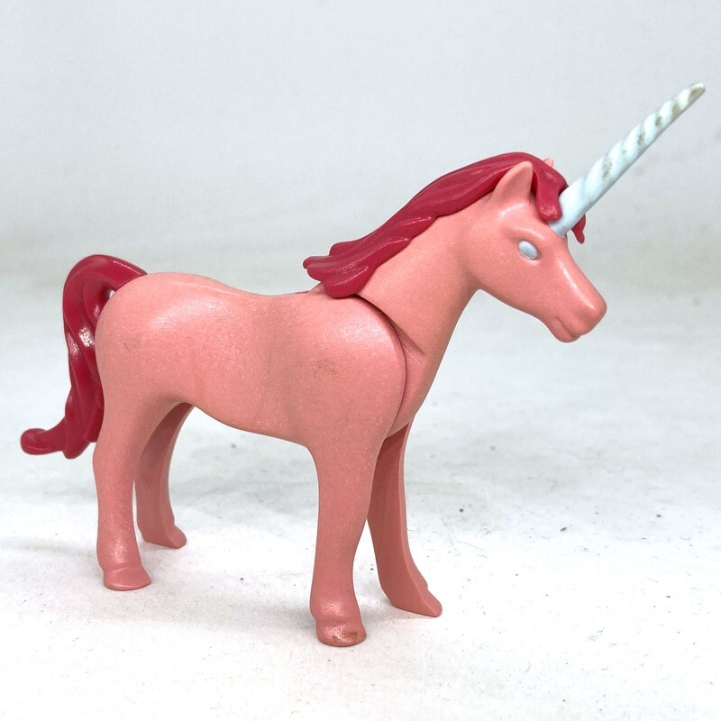 playmobil licorne rose