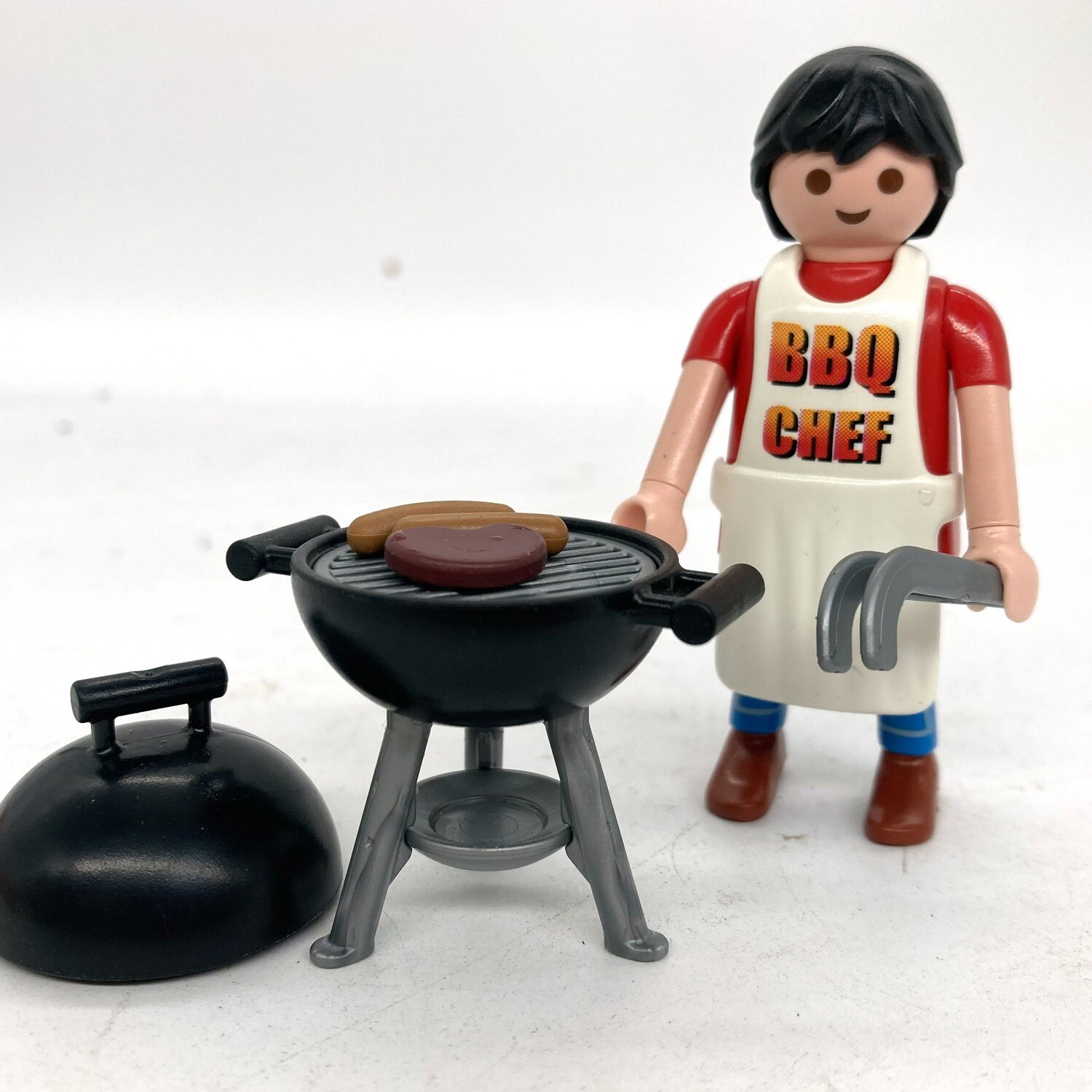 playmobil homme barbecue