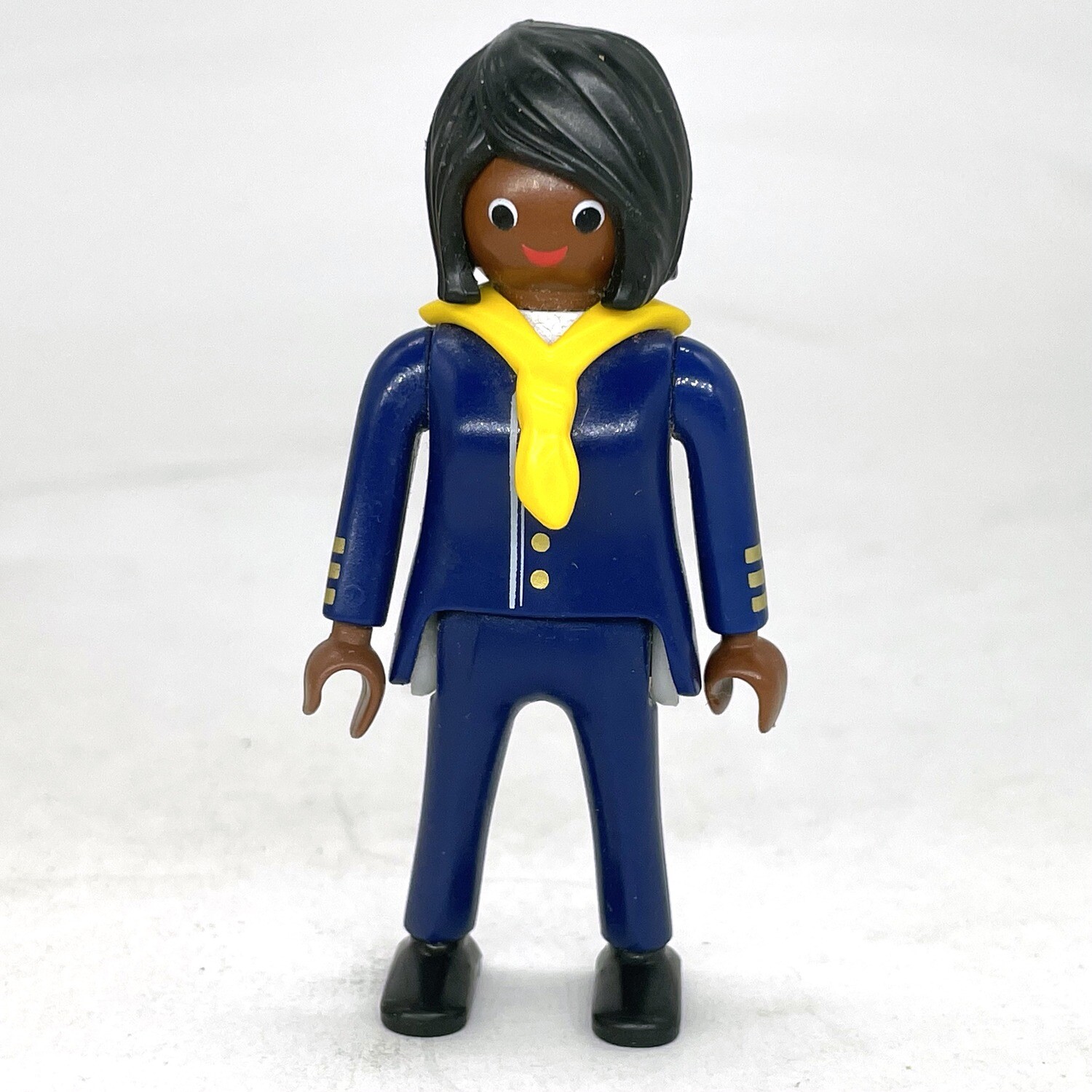 playmobil hôtesse de l'air black