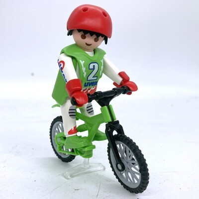 Playmobil cycliste tout terrain