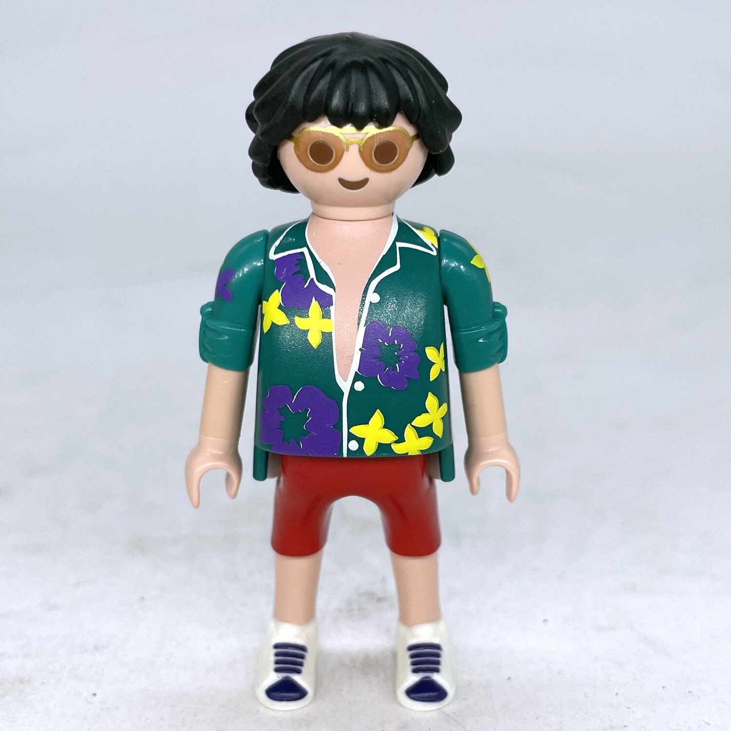 Playmobil homme touriste fleuri