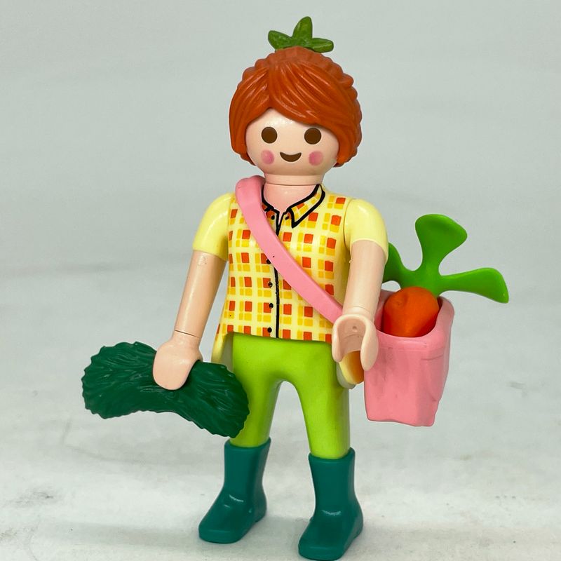 playmobil employée d'ecurie