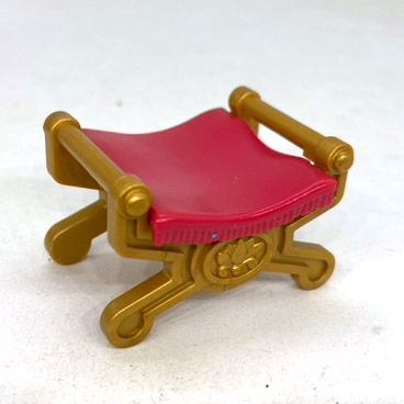 playmobil fauteuil romain or