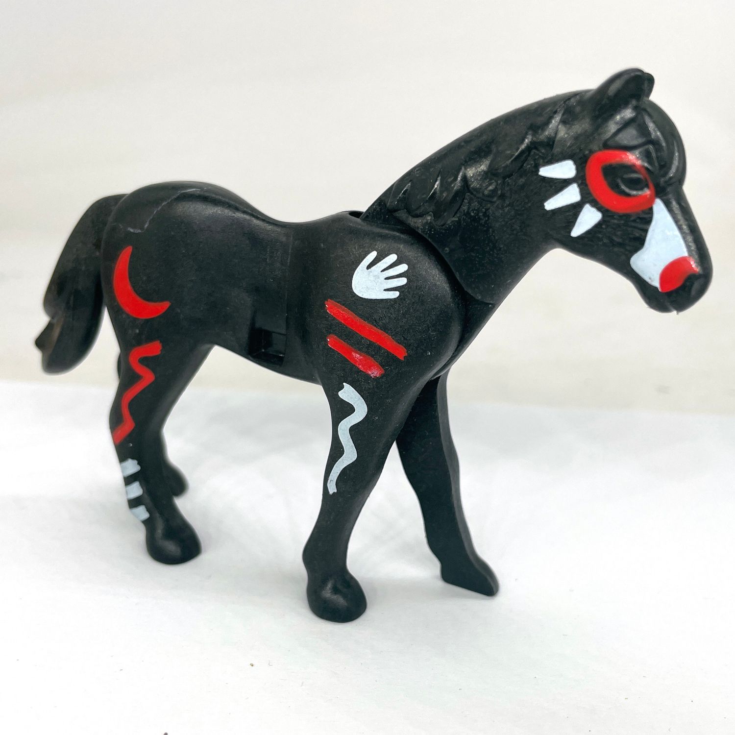 playmobil cheval classique indien décoré