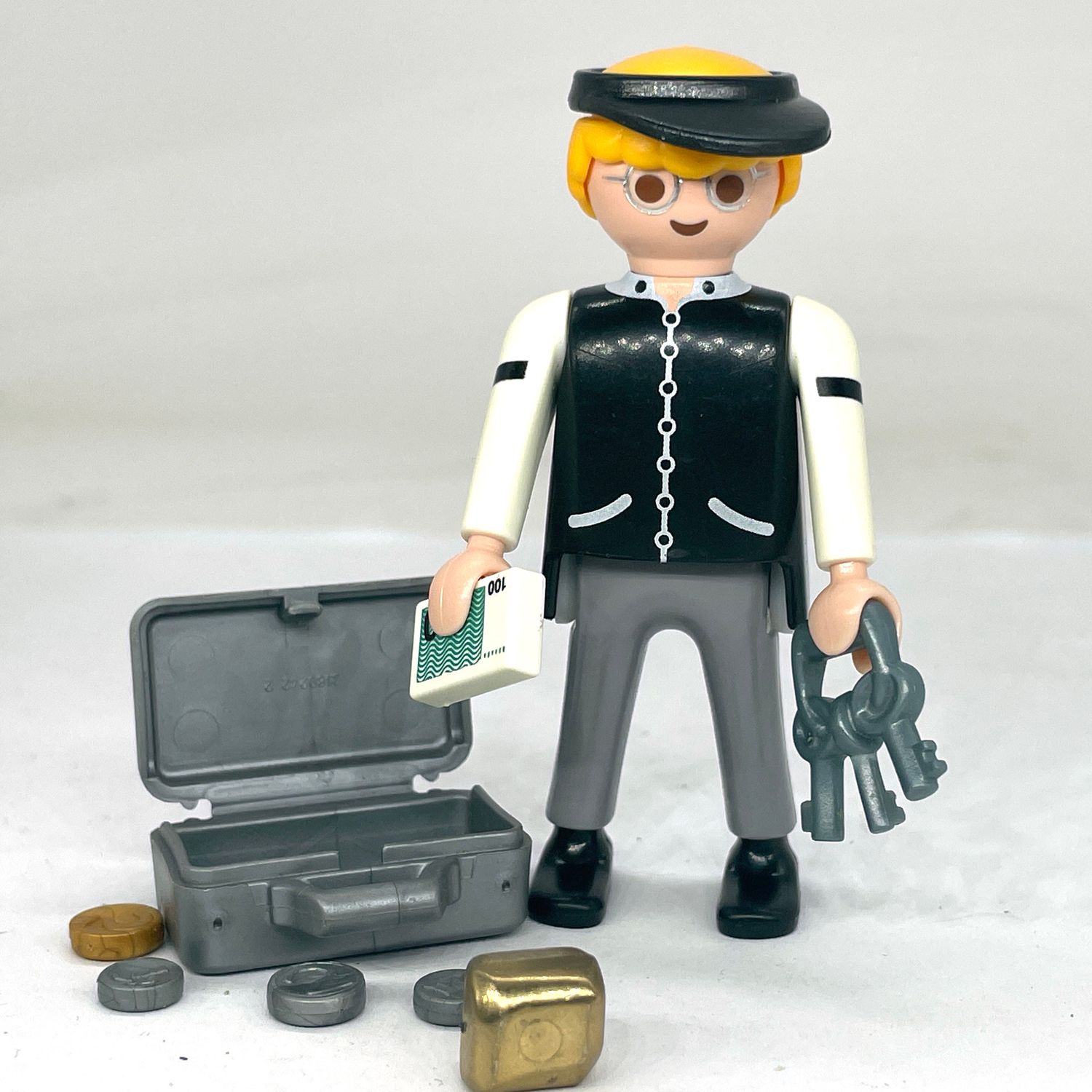 playmobil banquier western