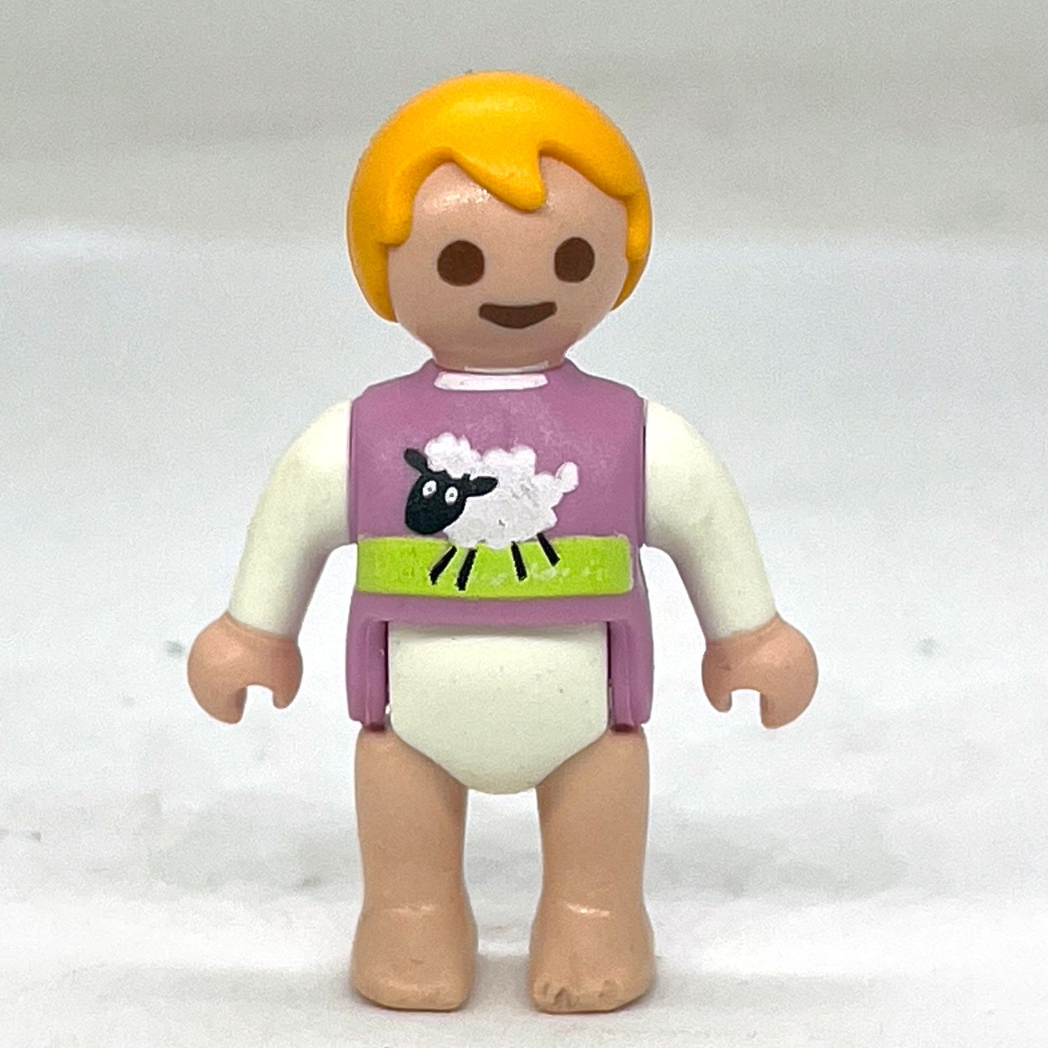 playmobil bébé rose mouton