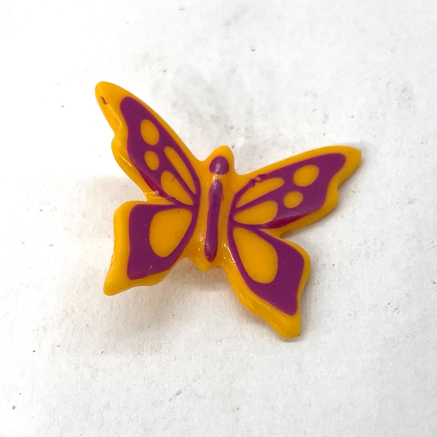 playmobil papillon jaune fushia