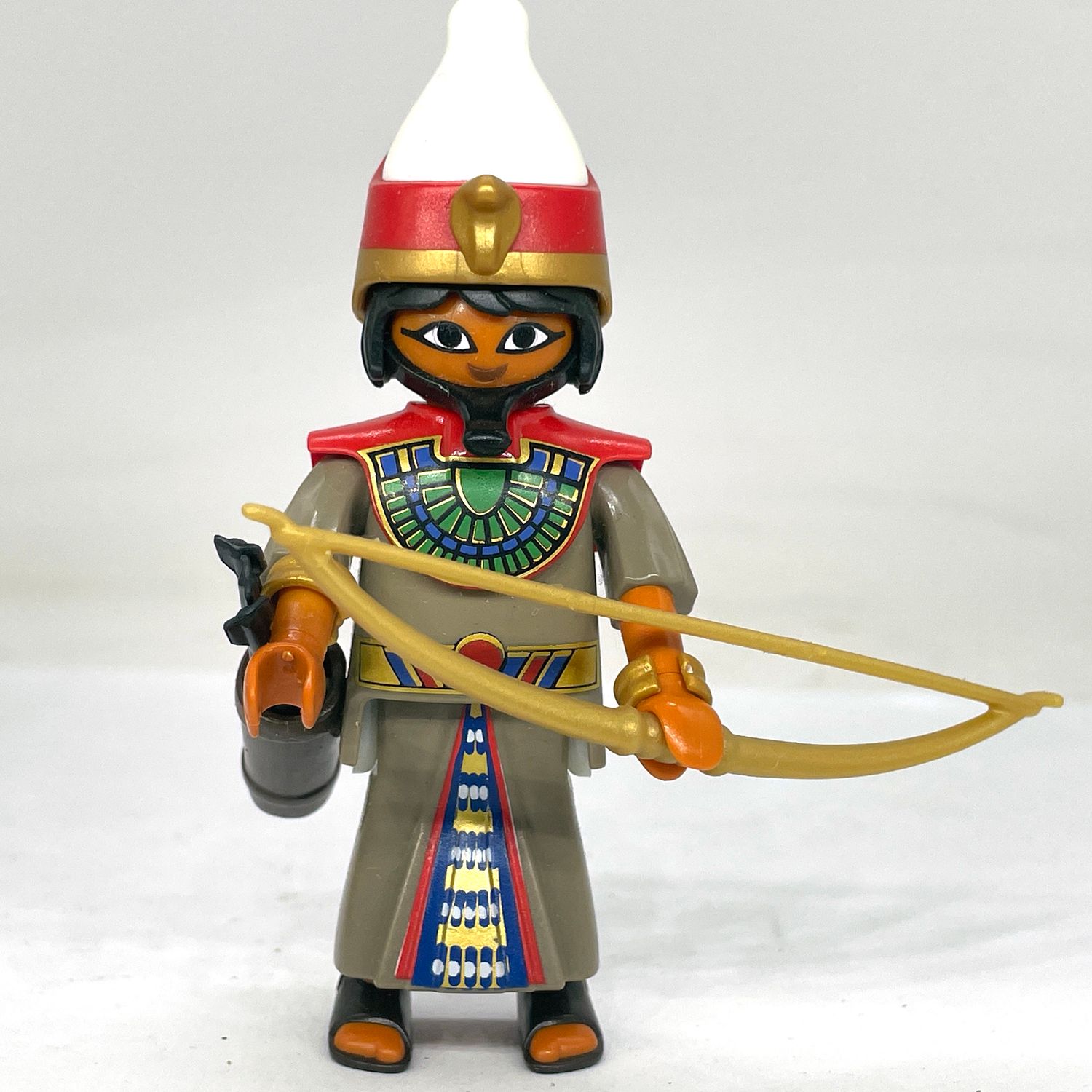 playmobil guerrier pharaon egyptien gris