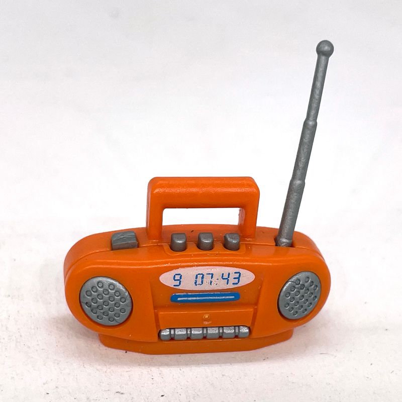 playmobil radio transistor orange
