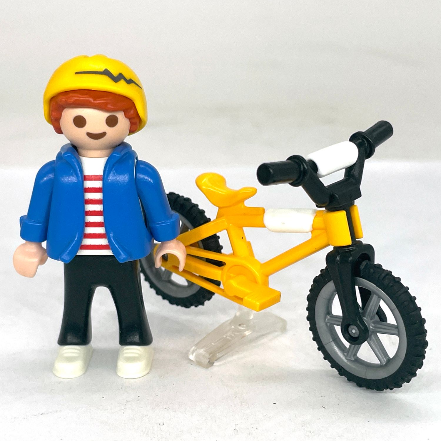 playmobil enfant à vélo