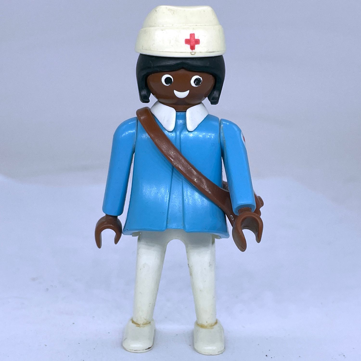 playmobil infirmière secours vintage black