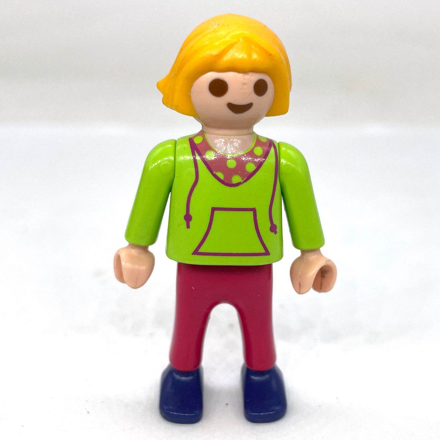 playmobil fillette sweat vert