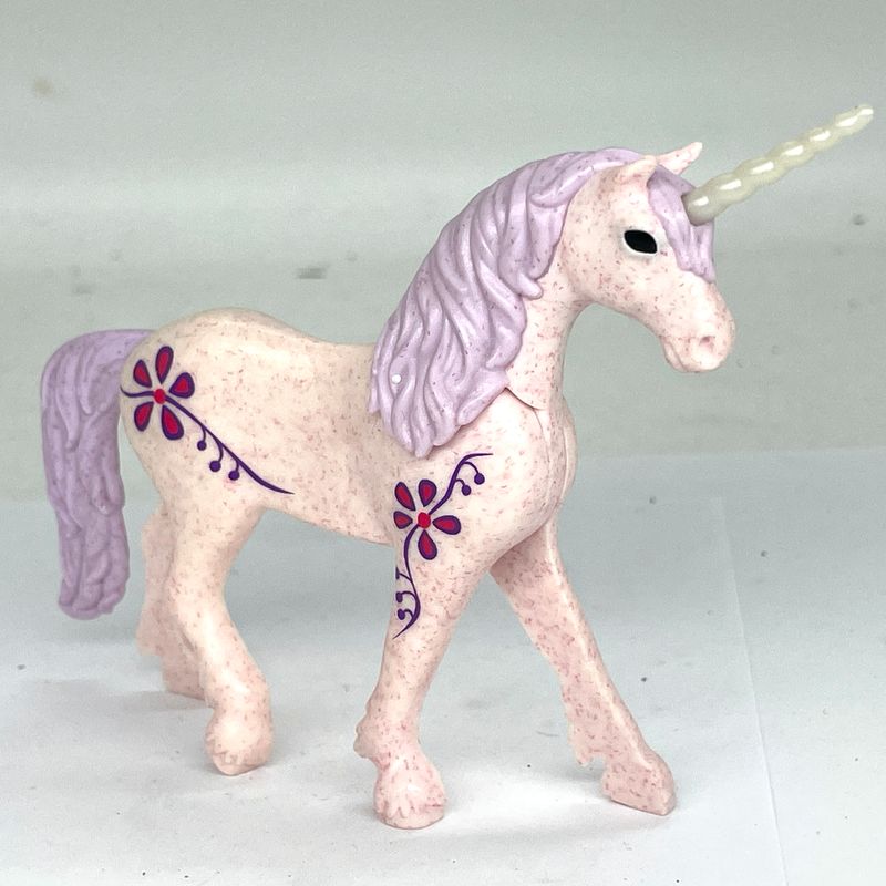 playmobil grand licorne mauve chinée