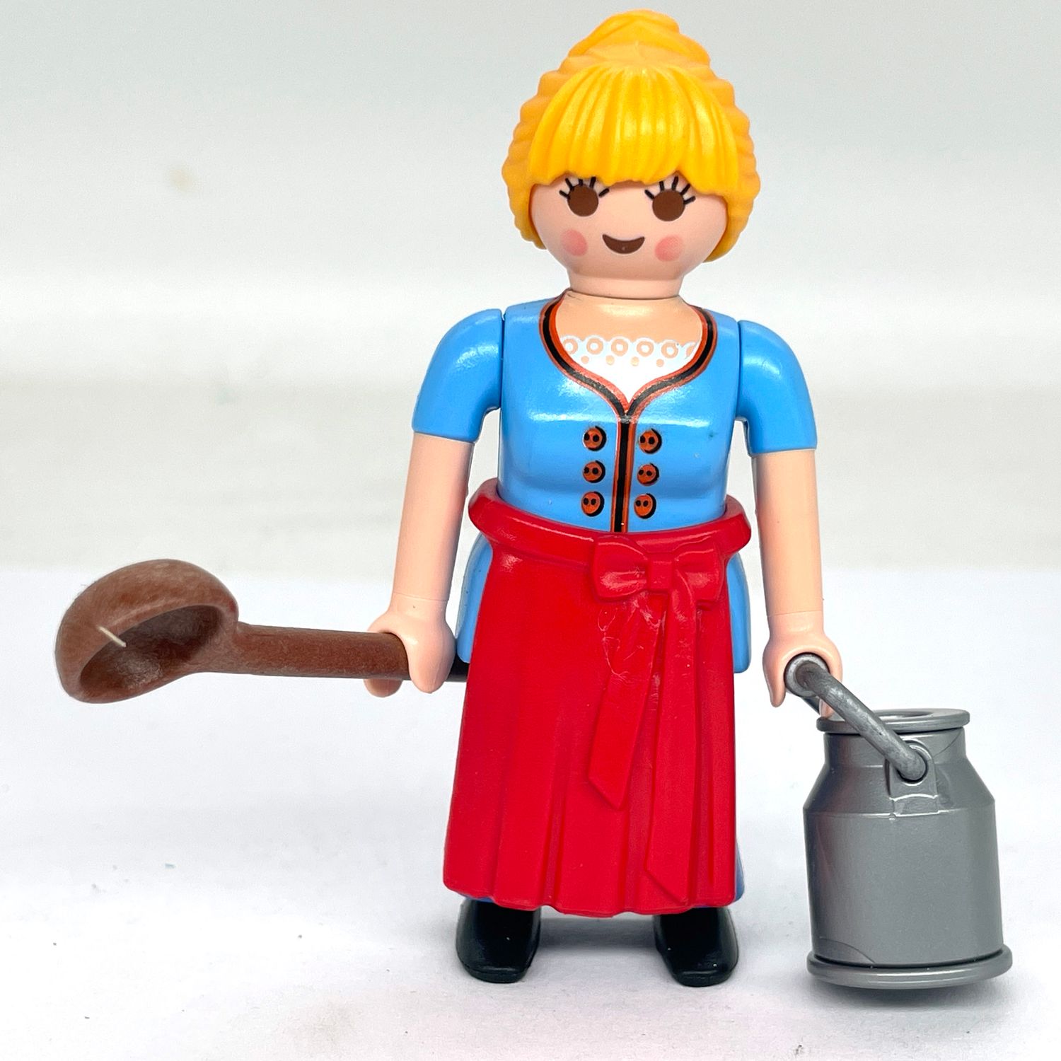 playmobil fermière pot de lait