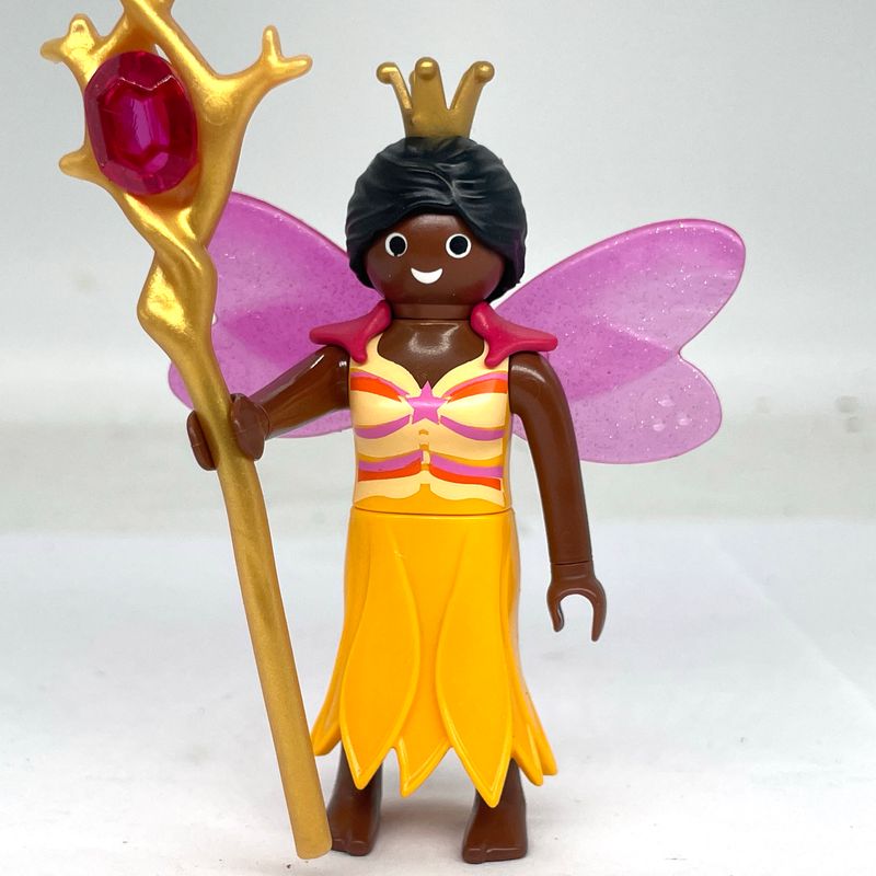 playmobil fée jaune black