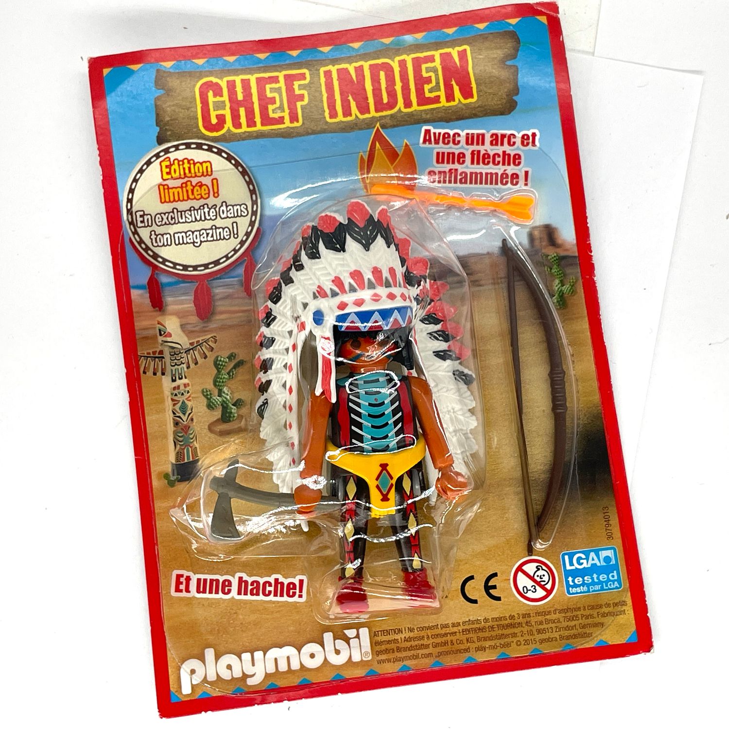 playmobil blister chef indien