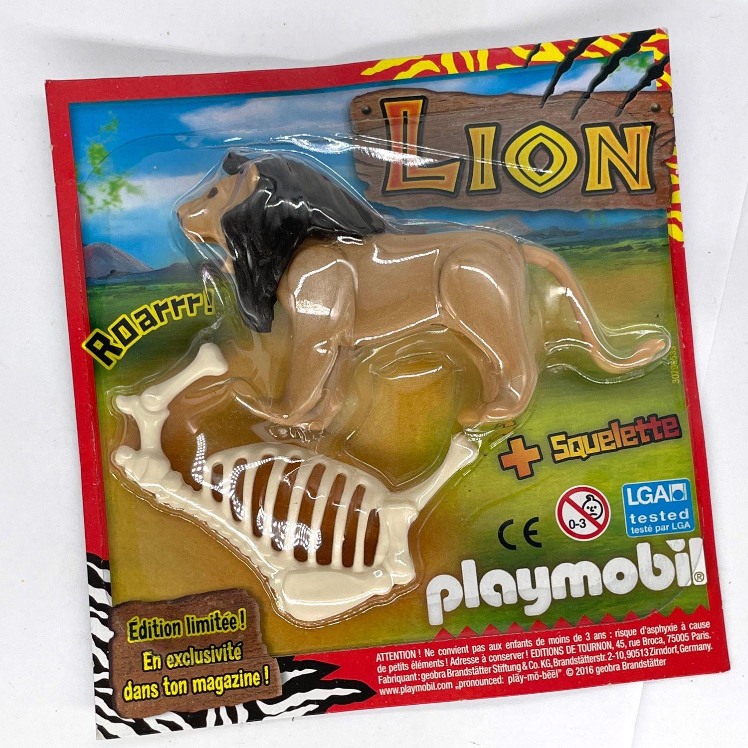 playmobil blister lion et carcasse