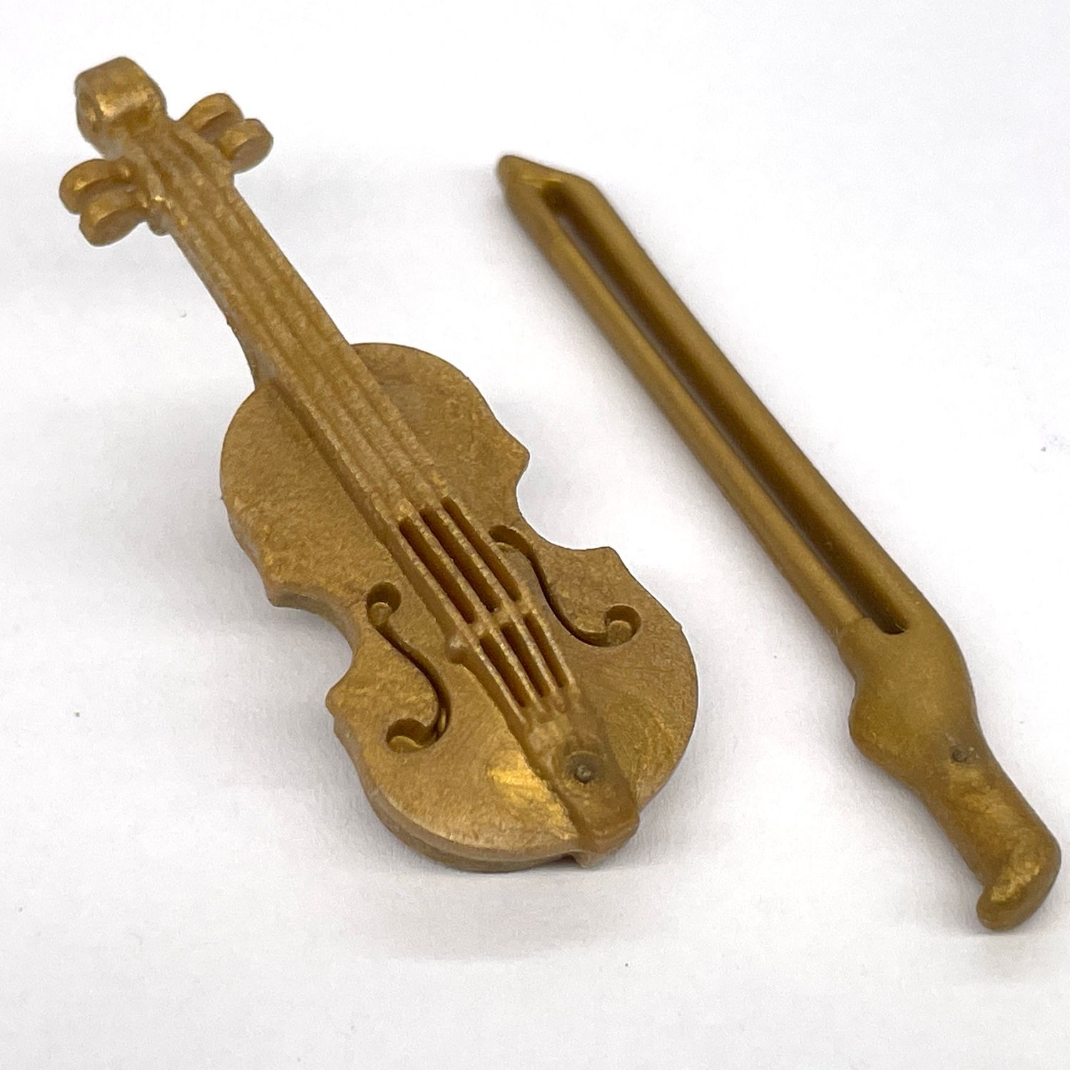 playmobil violon archet or