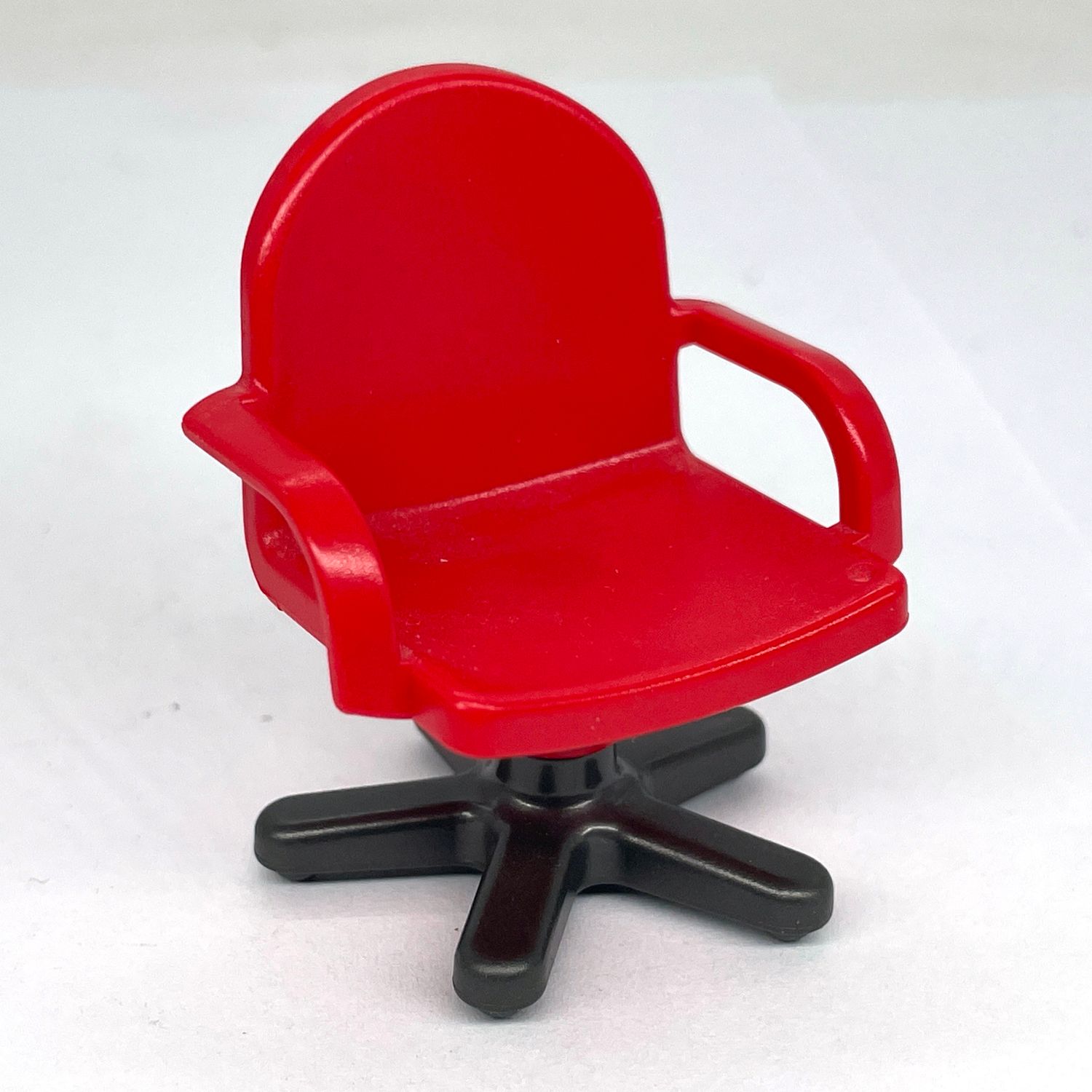 playmobil chaise de bureau rouge tournante