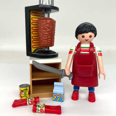 playmobil cuisinier kebab