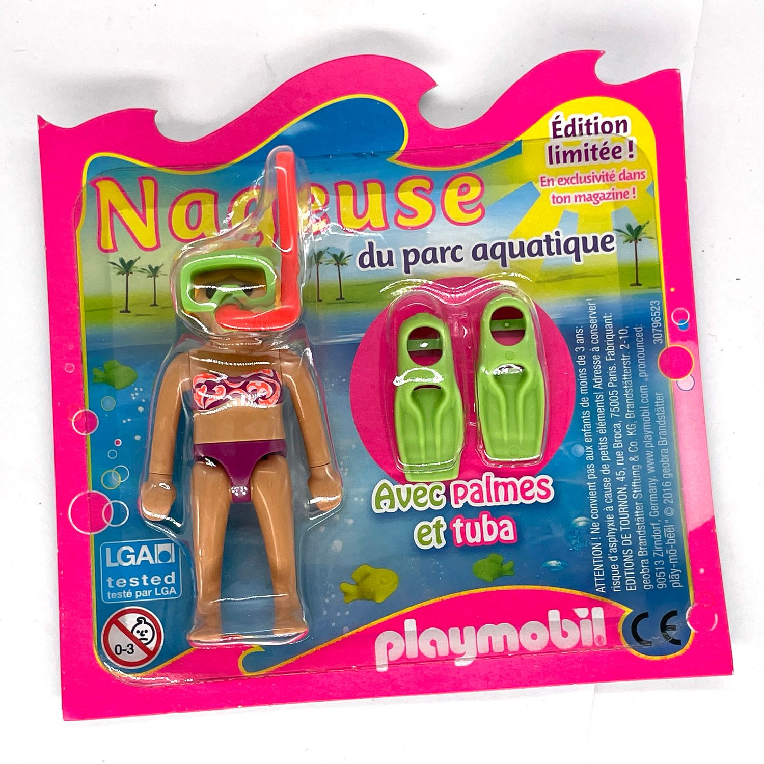 playmobil blister nageuse baigneuse