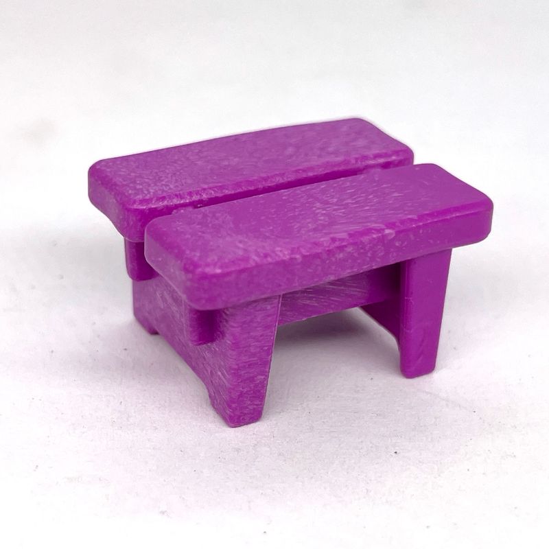 playmobil petit tabouret ferme violet