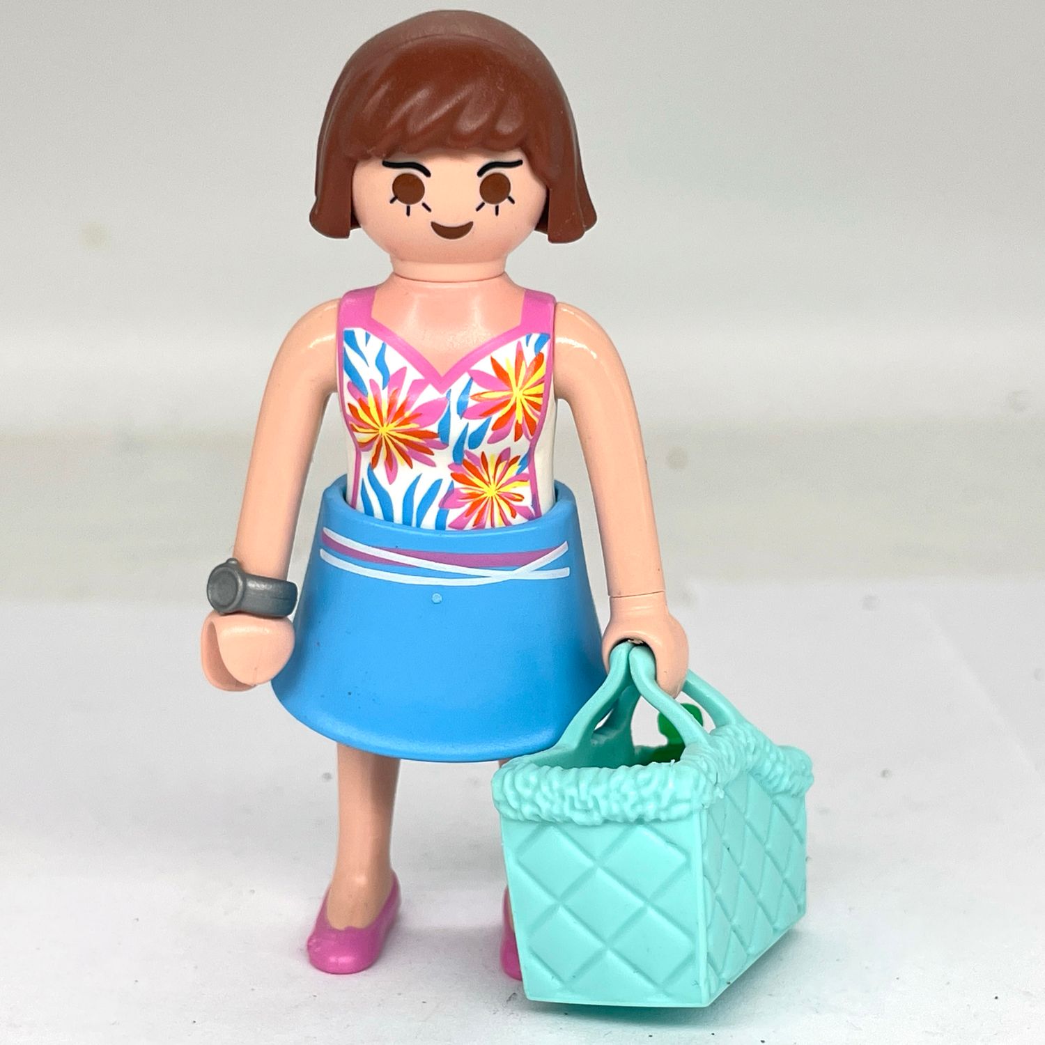 playmobil femme city shopping